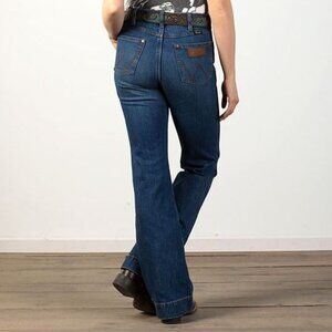 Wrangler Womens Retro Premium Jeans High Rise Trouser 31:30